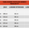Pantalon medical de barbati Regular fit cu sapte buzunare