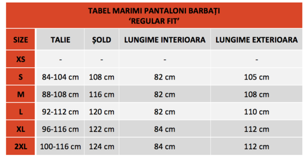 Pantalon medical de barbati Regular fit cu sapte buzunare