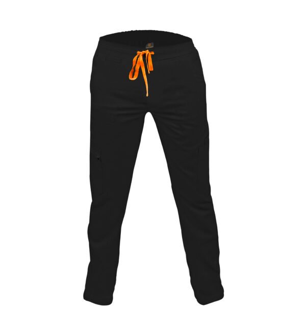 Pantalon medical de barbati slim fit cu zece buzunare