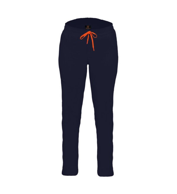 Pantalon medical de dama slim fit cu zece buzunare