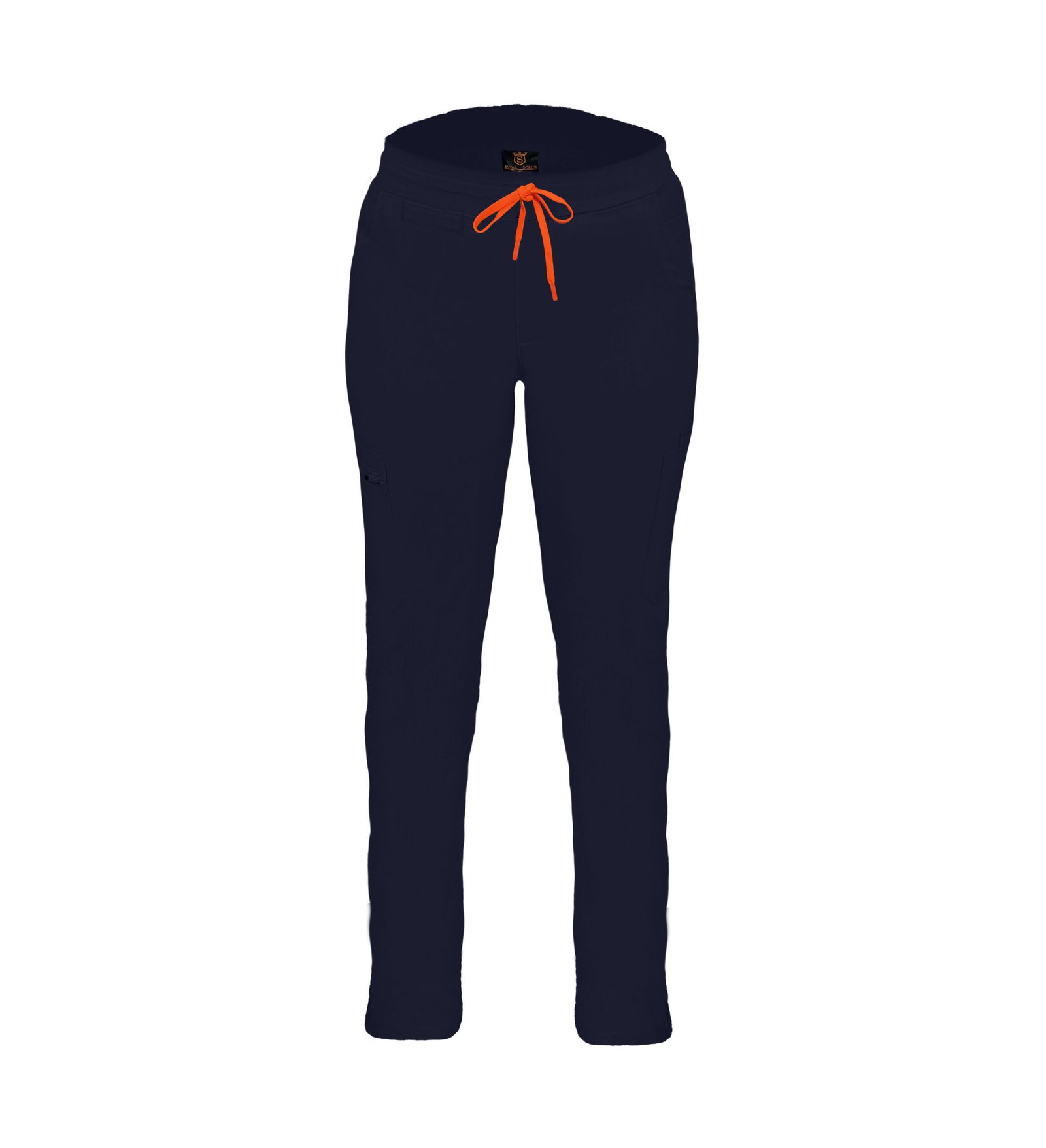 Pantalon medical de dama slim fit cu zece buzunare