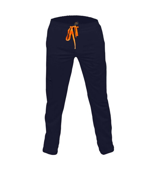 Pantalon medical de barbati slim fit cu zece buzunare
