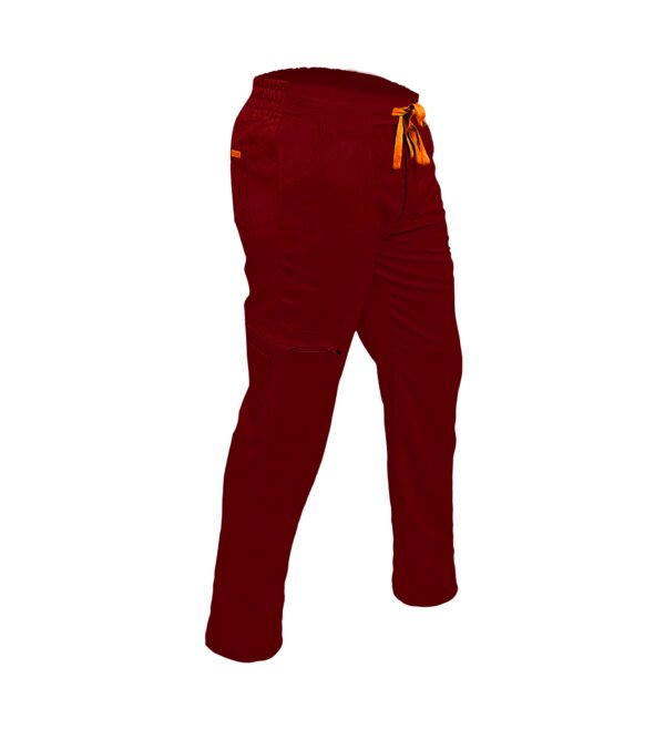 Pantalon medical de barbati slim fit cu zece buzunare