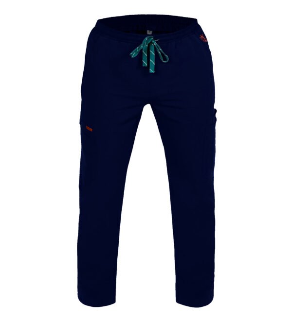 Pantalon medical de barbati Regular fit cu sapte buzunare
