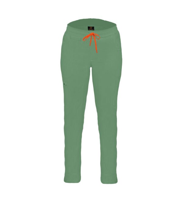 Pantalon medical de dama slim fit cu zece buzunare