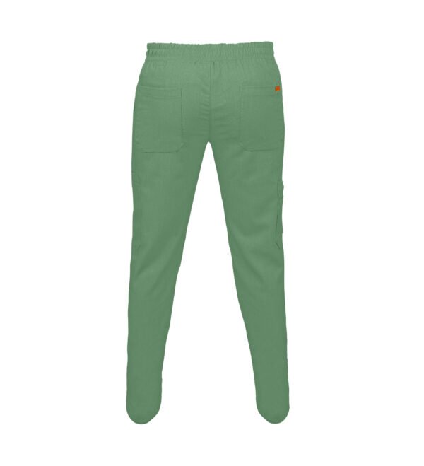 Pantalon medical de barbati slim fit cu zece buzunare