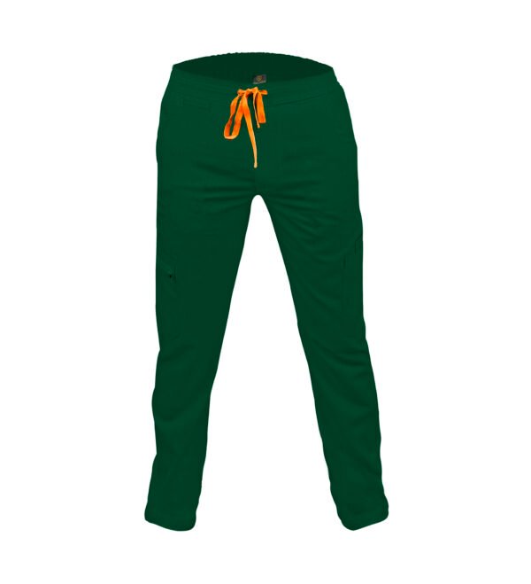 Pantalon medical de barbati slim fit cu zece buzunare