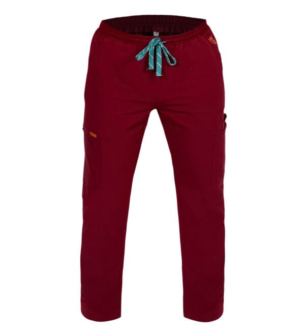 Pantalon medical de barbati Regular fit cu sapte buzunare