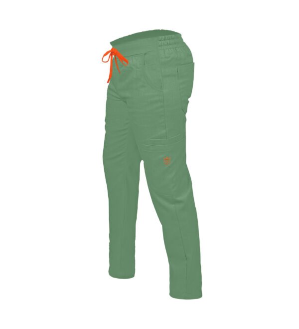Pantalon medical de barbati slim fit cu zece buzunare