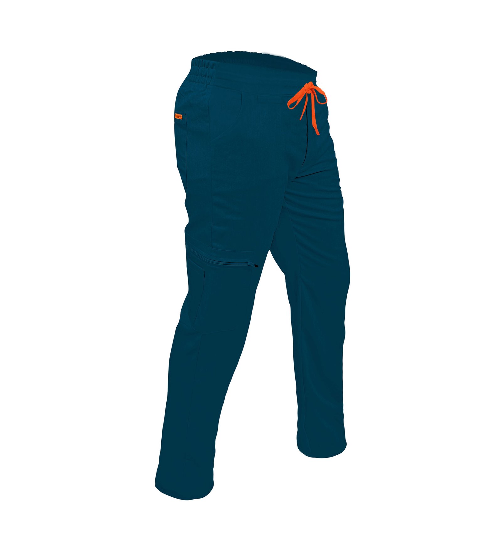 Pantalon medical de barbati slim fit cu zece buzunare