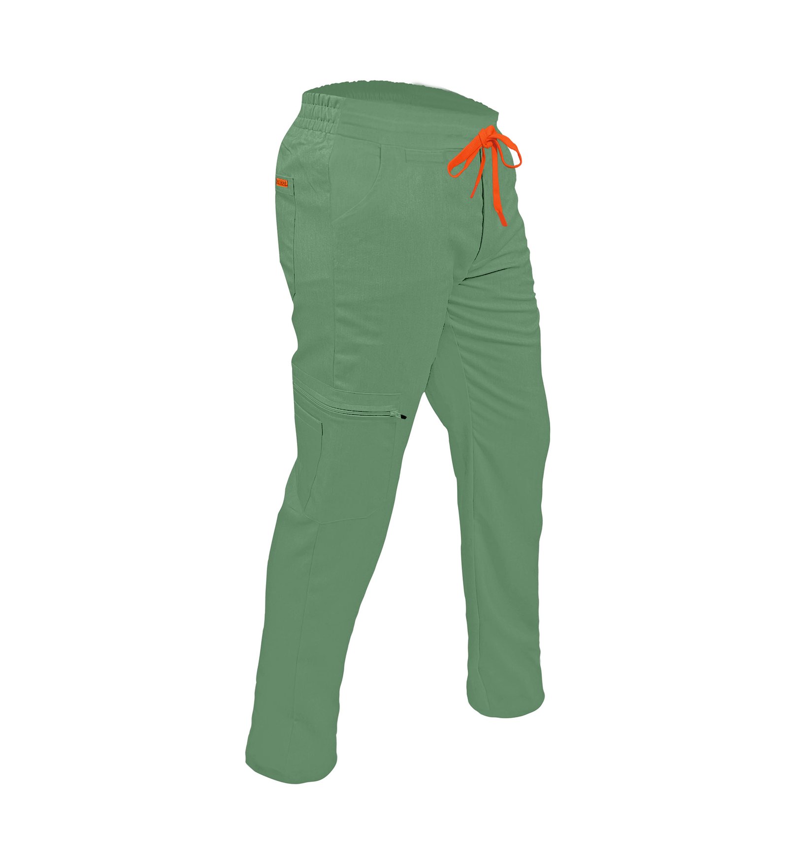Pantalon medical de barbati slim fit cu zece buzunare