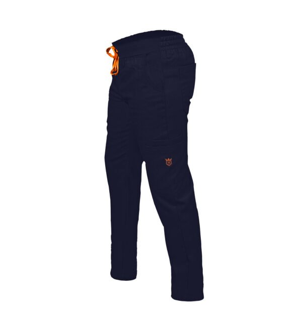 Pantalon medical de barbati slim fit cu zece buzunare