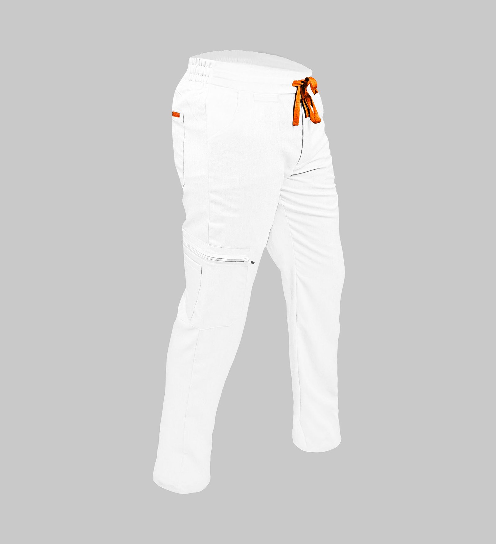 Pantalon medical de barbati slim fit cu zece buzunare