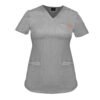Bluza medicala de dama slim fit cu trei buzunare