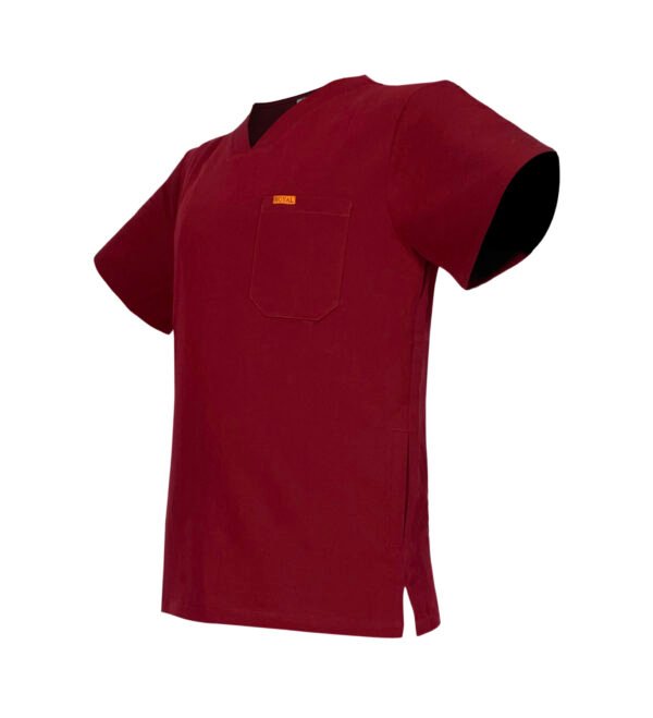 Bluza medicala de barbati Regular fit cu trei buzunare