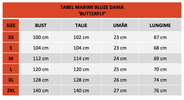 Bluza medicala de dama Butterfly cu doua buzunare