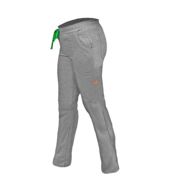 Pantalon medical de dama slim fit cu opt buzunare