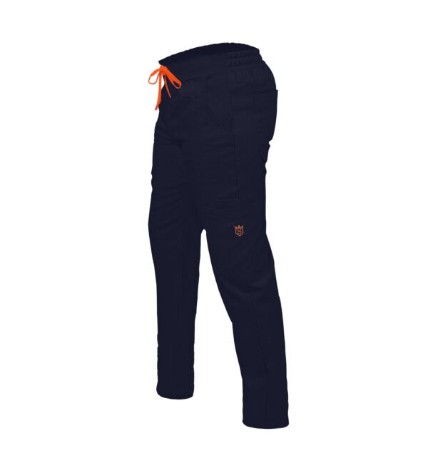 Pantalon medical de barbati slim fit cu zece buzunare
