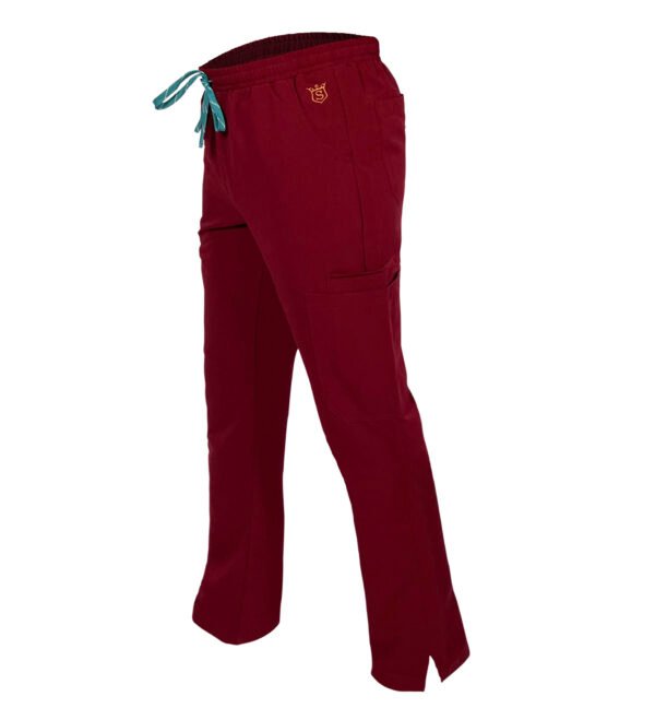 Pantalon medical de barbati Regular fit cu sapte buzunare
