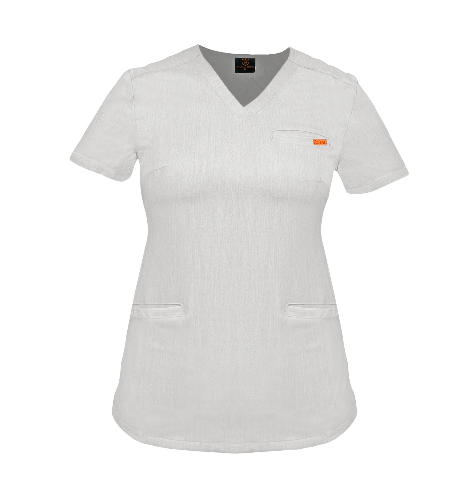 Bluza medicala de dama slim fit cu trei buzunare