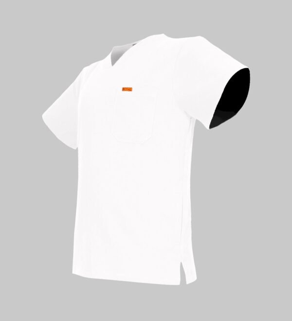 Bluza medicala de barbati Regular fit cu trei buzunare
