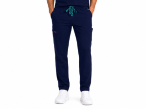 barbat navy regular pantalon Pantalon medical de barbati Regular fit cu sapte buzunare