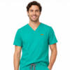 Bluza medicala de barbati slim fit cu patru buzunare