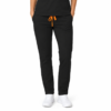 dama negru slim pantalon Pantalon medical de dama slim fit cu zece buzunare