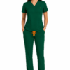 Bluza medicala de dama slim fit cu trei buzunare