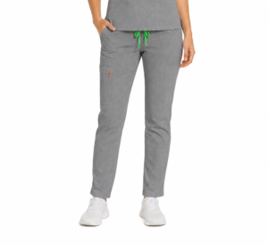 Pantalon medical de dama slim fit cu opt buzunare