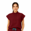 Bluza medicala de dama Butterfly cu doua buzunare