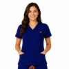 royal albastru dama slim bluza Bluza medicala de dama slim fit cu trei buzunare