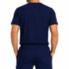 Bluza medicala de barbati Regular fit cu trei buzunare