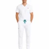 Bluza medicala de barbati Regular fit cu trei buzunare