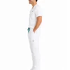 Bluza medicala de barbati Regular fit cu trei buzunare