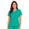 verde deschis dama slim bluza Bluza medicala de dama slim fit cu trei buzunare