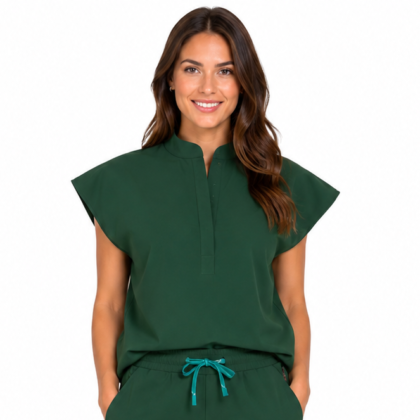 Bluza medicala de dama Butterfly cu doua buzunare