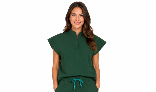 Bluza medicala de dama Butterfly cu doua buzunare